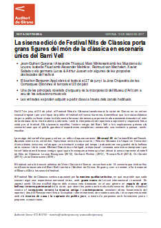 Sexta edición de Festival Noches de Clásica Sexta edición de Festival Noches de Clásica