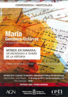 Conferencia de María Gembero-Ustárroz