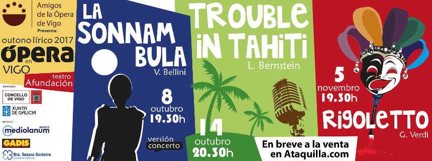 Otoño Lírico de la Asociación de Amigos de la Ópera de Vigo Otoño Lírico de la Asociación de Amigos de la Ópera de Vigo