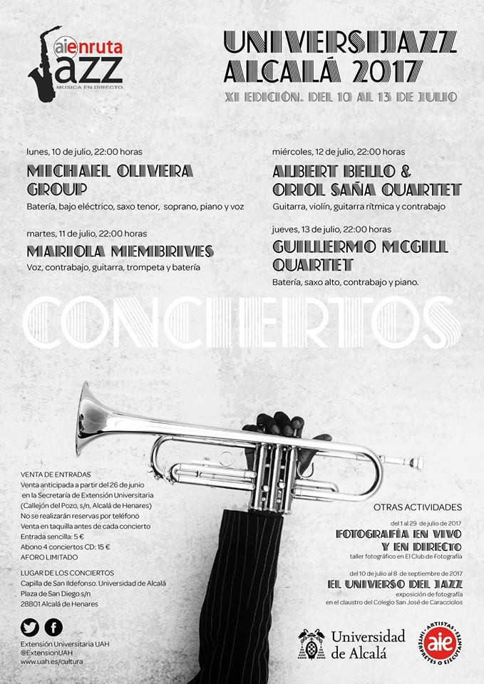 XI edición UNIVERSIJAZZ ALCALÁ 2017