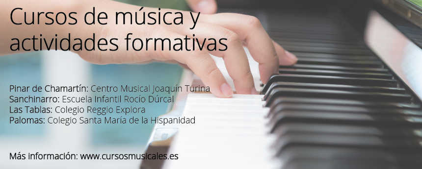 Nuevos cursos musicales del Grupo Talía en colegios de Sanchinarro y Las Tablas Nuevos cursos musicales del Grupo Talía en colegios de Sanchinarro y Las Tablas