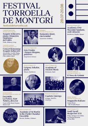 Festival Internacional de música de Torroella de Montgri 2017