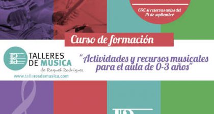 Nuevo curso en Talleres de Música, de Raquel Rodríguez