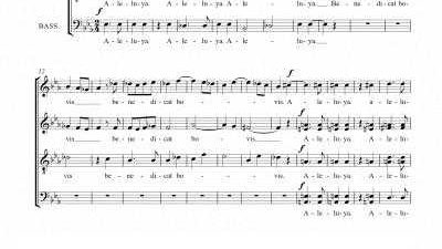 Partitura para coro IV - Nivel de dificultad: medio