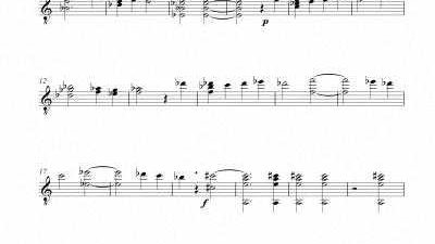 Partitura para guitarra, Aleluya - Nivel de dificultad: medio