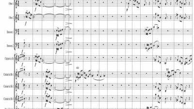 Partitura para banda sinfónica - Nivel de dificultad: medio