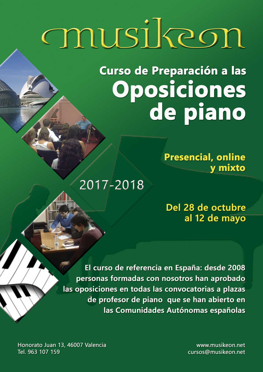 Curso de Oposiciones 2017-2018 Curso de Oposiciones 2017-2018