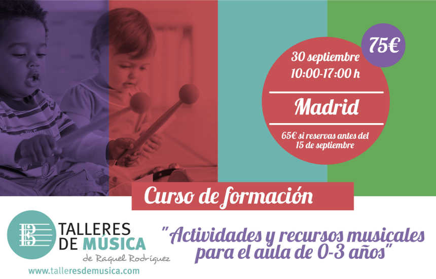 Nuevo curso en Talleres de Música, de Raquel Rodríguez