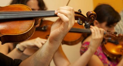 Taller de iniciación al violín
