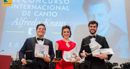 Tres jóvenes talentos líricos en la Final del VI Concurso Internacional de Canto Alfredo Kraus