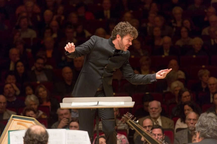 El director de orquesta Pablo Heras-Casado, en Frankfurt