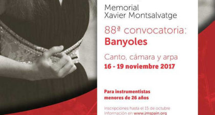 Concurso Permanente de Jóvenes Intérpretes – Canto, Arpa y Música de Cámara