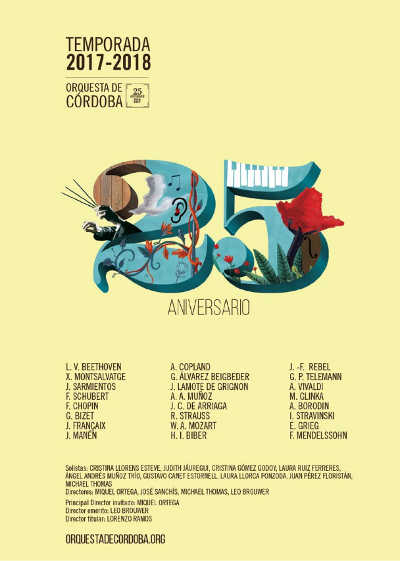 Temporada 1017 – 2018 de la Orquesta de Córdoba, celebrando su 25º Aniversario Temporada 1017 – 2018 de la Orquesta de Córdoba, celebrando su 25º Aniversario