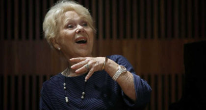Renata Scotto ofrecerá una masterclass abierta al público en el final de su Curso