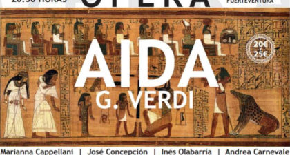 El tenor José Concepción pone en escena la ópera 'Aida'