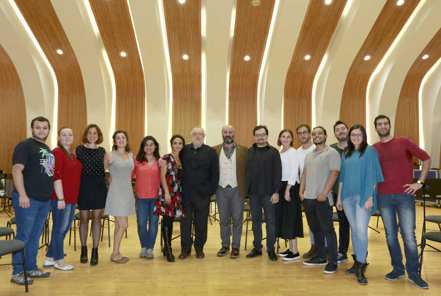 Jaume Aragall prepara el debut de la nueva promoción del Centre Plácido Domingo en el Auditori de Castelló