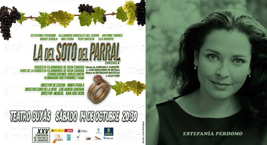 La XXV Temporada de Zarzuela de Las Palmas se abre con ‘La del Soto del Parral’ La XXV Temporada de Zarzuela de Las Palmas se abre con ‘La del Soto del Parral’