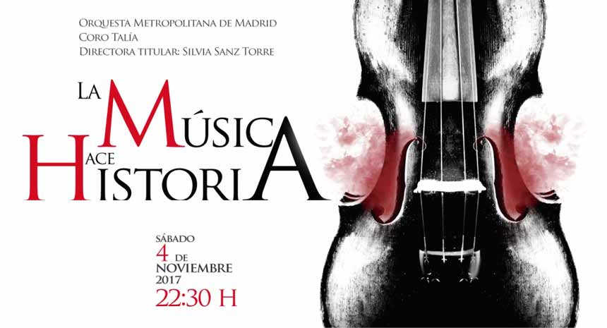 La Música hace Historia inaugura la VII temporada de Orquesta Metropolitana y Coro Talía en el Auditorio Nacional La Música hace Historia inaugura la VII temporada de Orquesta Metropolitana y Coro Talía en el Auditorio Nacional