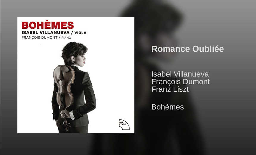 La violista Isabel Villanueva presentará su CD Bohèmes en Baluarte el 17 de noviembre