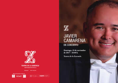 El tenor mexicano Javier Camarena, ofrece por primera vez un concierto íntegramente de zarzuela