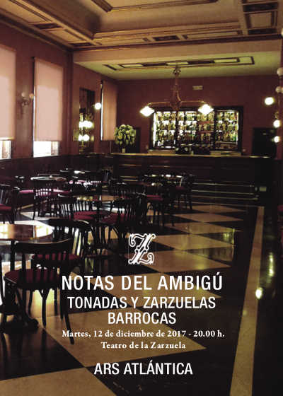 Notas del Ambigú  Tonadas y Zarzuelas barrocas – Un viaje a los orígenes del género