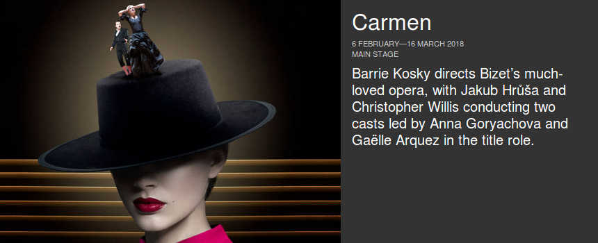 Andrea Carè regresa con Carmen al Covent Garden, después de su aplaudido Don Carlo en València