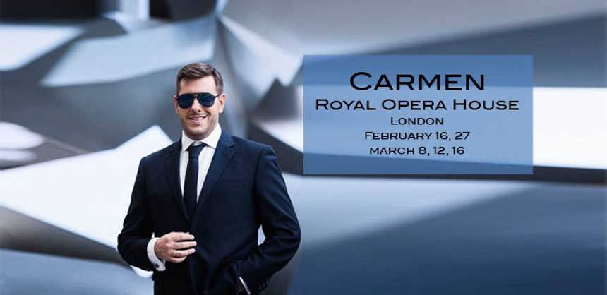 Andrea Carè regresa con Carmen al Covent Garden, después de su aplaudido Don Carlo en València