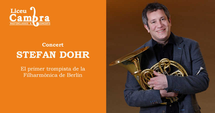 Concierto y masterclass de Stefan Dohr, primer trompista de la Filharmónica de Berlín