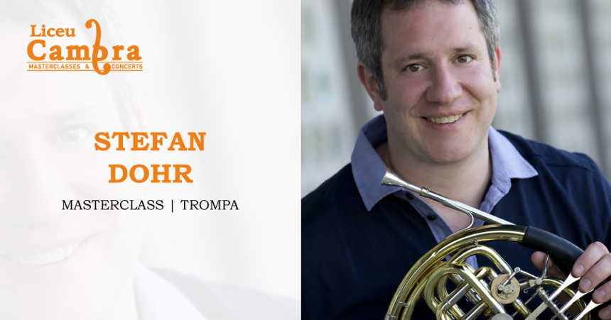 Concierto y masterclass de Stefan Dohr, primer trompista de la Filharmónica de Berlín
