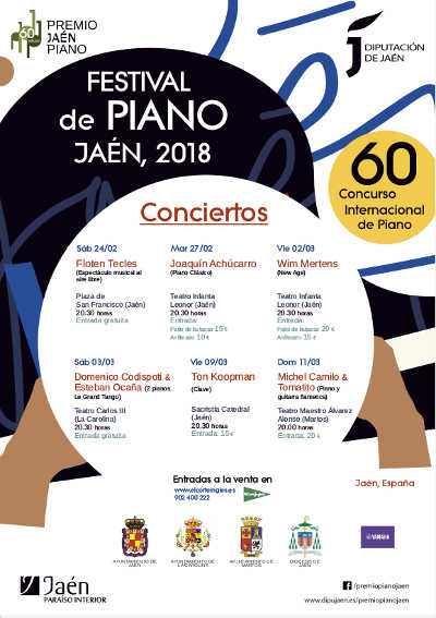 El I Festival de Piano de Jaén programa seis espectáculos con grandes figuras de la música