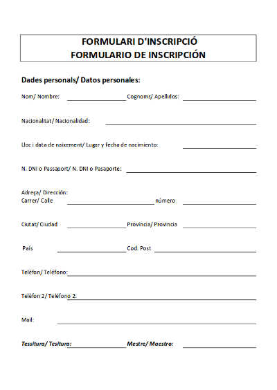 El Centre de Perfeccionament Plácido Domingo convoca su X curso de formación