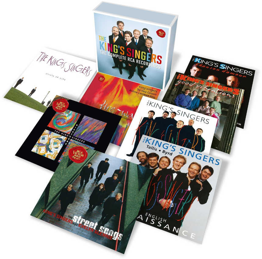 Una colección de once CDs reúne las grabaciones de The King’s Singers para RCA