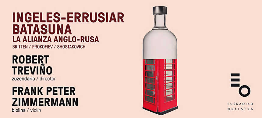 La Orquesta Sinfónica de Euskadi y Robert Treviño reciben al violinista Peter Zimmermann