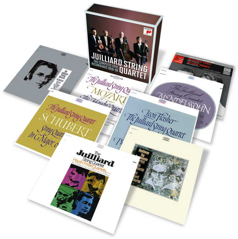 Las grabaciones completas del Julliard String Quartet para Epic, se editan en CD