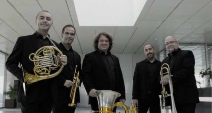 El quinteto de metales Spanish Brass cierrra en el Teatro Real Carlos III el XXIX Festival Música Antigua de Aranjuez
