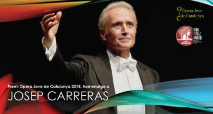 Josep Carreras, César Cortés y Mercedes Gancedo reciben los premios Ópera Jove 2018