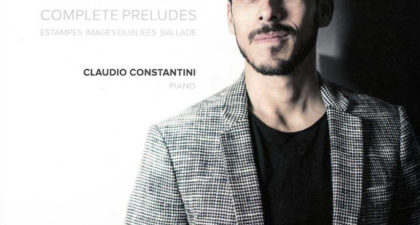 Claudio Constantini, persenta su disco "Debussy: Complete Preludes"