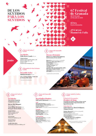 El Festival de Granada presenta con la Universidad, 49 Cursos Manuel de Falla