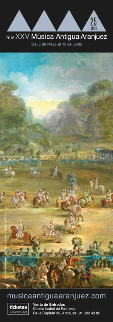 XXV Festival Música Antigua Aranjuez 2018, dedicado a Farinelli