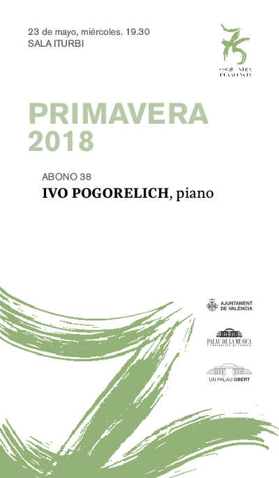 Pogorelich vuelve al Palau de la Música con un recital de obras maestras