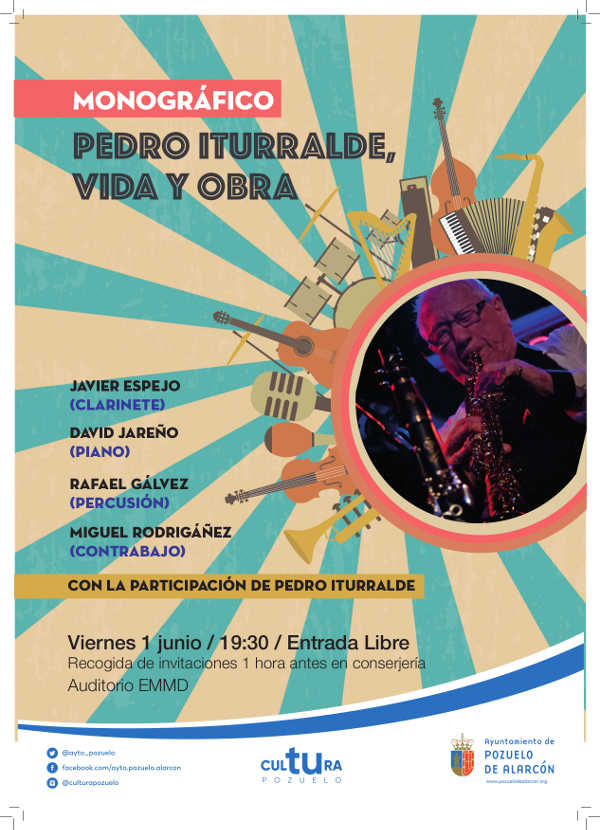Pedro Iturralde asistirá al concierto homenaje «Pedro Iturralde vida y obra» Pedro Iturralde asistirá al concierto homenaje «Pedro Iturralde vida y obra»