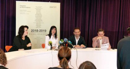 Presentada la programación de la próxima temporada 2018-2019 de la Orquesta de Extremadura