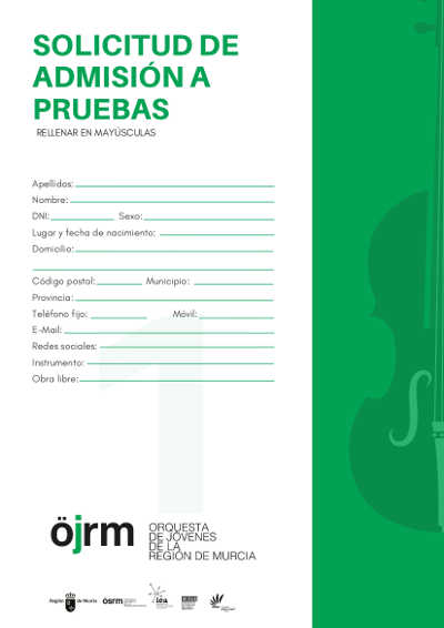 La Orquesta de Jóvenes de la Región de Murcia busca a nuevos músicos y convoca 16 plazas