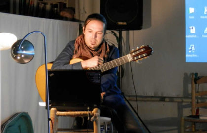 El guitarrista Guillermo Castro