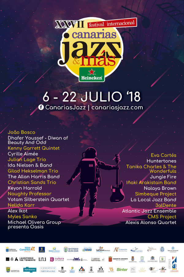 El 27ª Festival Canarias Jazz & Más Heineken comienza  su periplo por seis islas