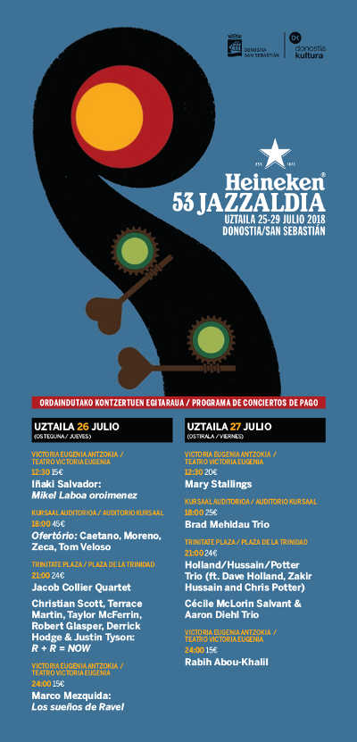 Mary Stallings y Michel Portal, premios Donostia del 53 Festival de Jazz