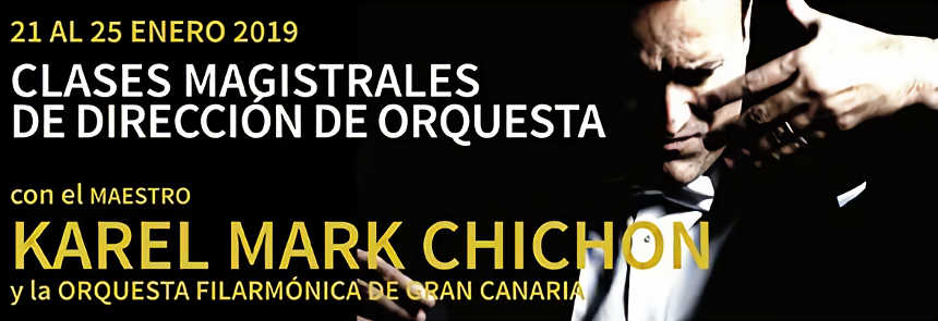 Karel Mark Chichon impartirá unas clases magistrales de dirección de orquesta con la OFGC
