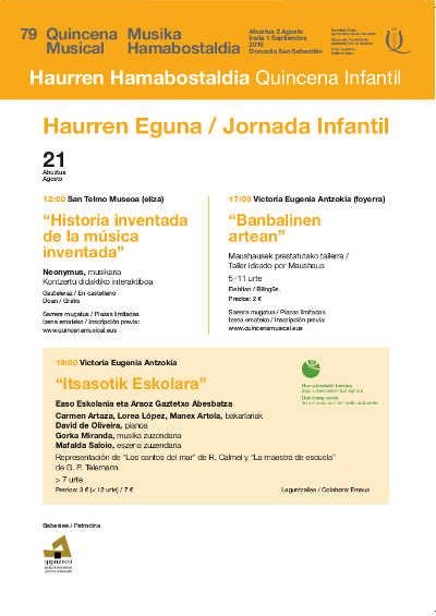 Neønymus en un concierto didáctico e interactivo – “Historia inventada de la música inventada” Neønymus en un concierto didáctico e interactivo – “Historia inventada de la música inventada”