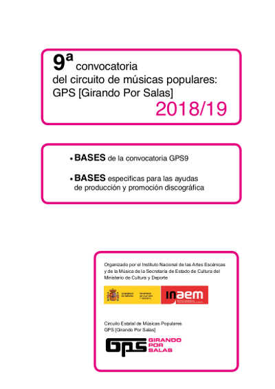 Convocatoria para la inscripción al Circuito Girando Por Salas nº 9 Convocatoria para la inscripción al Circuito Girando Por Salas nº 9