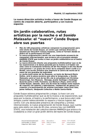 El “nuevo” Conde Duque abre sus puertas
